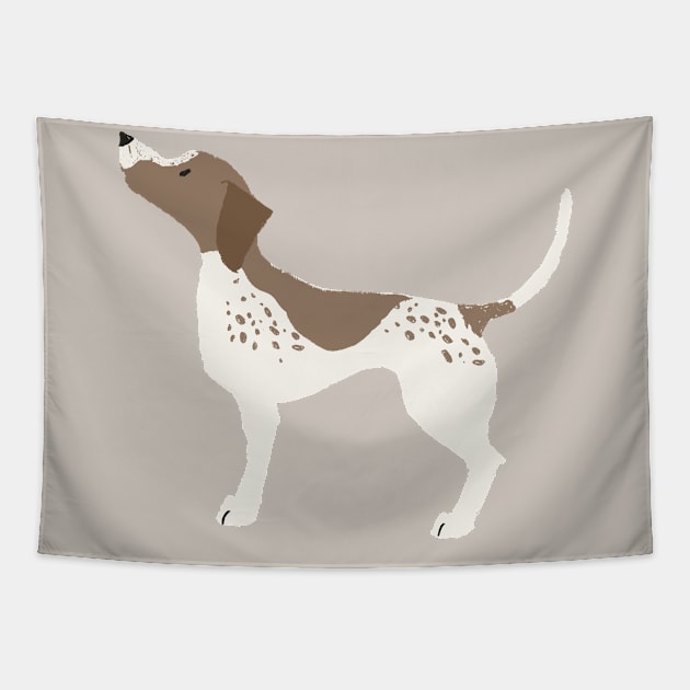 Pointer Dog Tapestry by JunkyDotCom