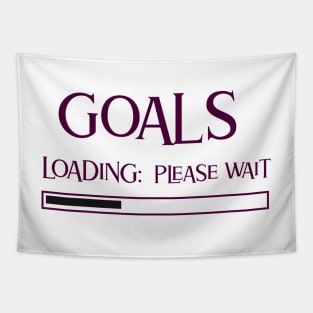 Goals, Loading: Please wait Tapestry