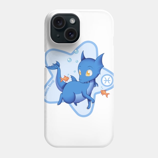 Zodiac Dragons - Pisces Phone Case by SilveryDreams