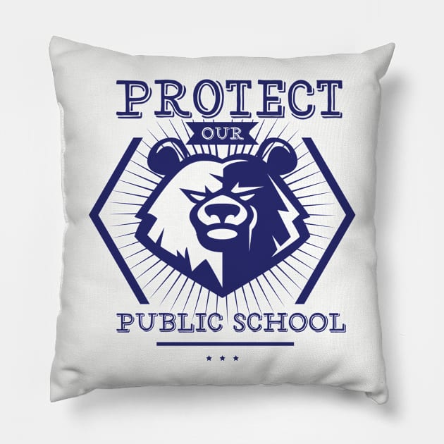 Protect Our Own Public School Pillow by teespot123