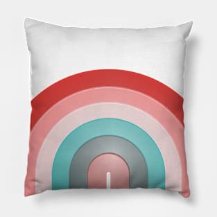 Plastic Rainbow Pillow