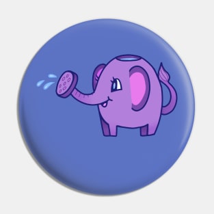 Elephant watering can Pin