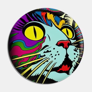 Psychedelic Cat 32.0 Pin