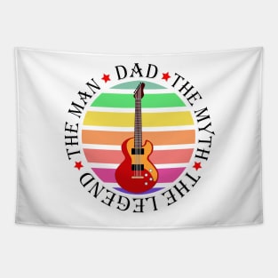 Dad and Guitar Tapestry