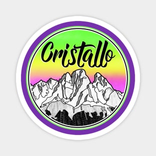 Cristallo Massif Mountains Magnet