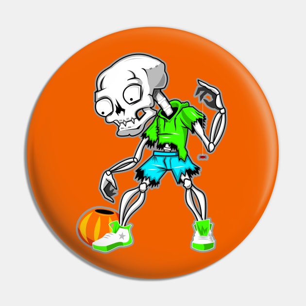 Skeleton Pin by SuaveOne