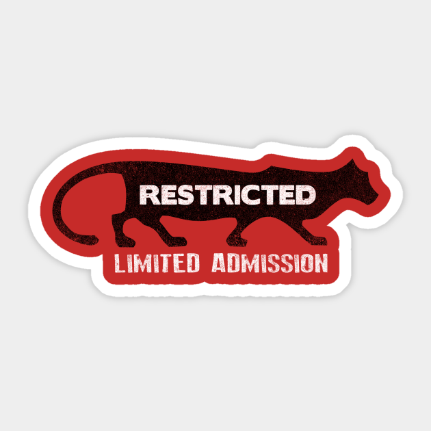 Limited Admission Rated R Sticker Teepublic Limited Admission Rated R Sticker Teepublic