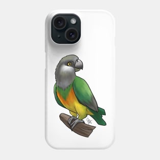 Bird - Senegal Parrow - Yellow Bellied Phone Case