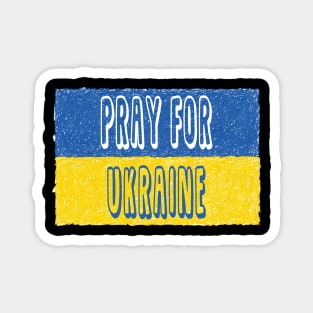 Pray for Ukraine Magnet