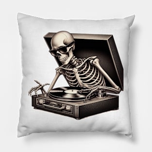 Skeletal Spin Pillow