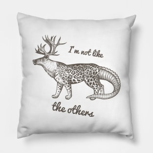 Unusual Deer Cheetah Crocodile Animal Pillow