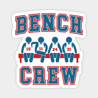 Bench Crew - Funny Basketball Magnet