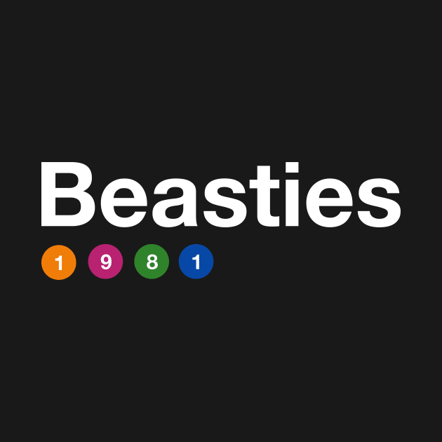 Beasties Subway Sign by Fresh Fly Threads