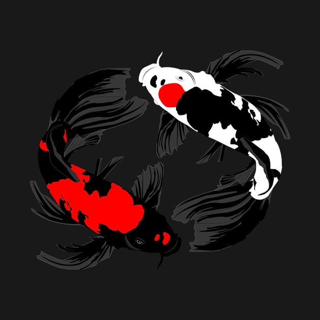 Koi fish by WordFandom