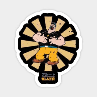 Bluto Retro Japanese Popeye Magnet