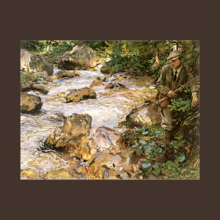 Trout Stream in the Tyrol by John Singer Sargent T-Shirt