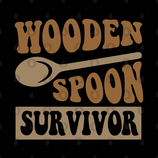 Wooden Spoon Survivor Funny Italian Joke Humor Wooden Spoon by rogergren