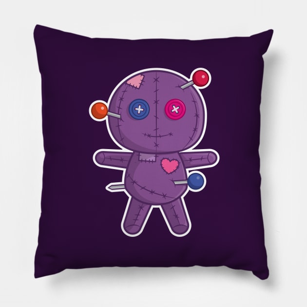 Guro kawaii Voodoo Doll Pillow by Hixon House