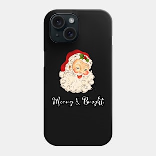 Merry and Bright Santa Phone Case