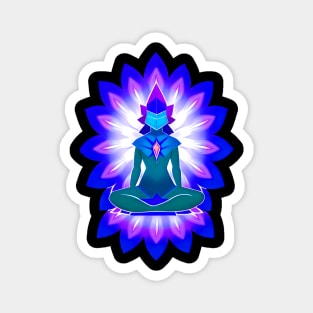 Aura Blue Meditation 02 Magnet