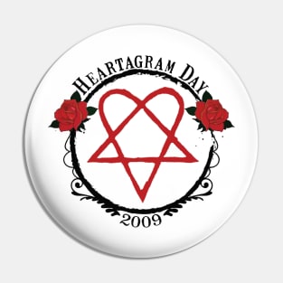 Heartagram HIM Pin