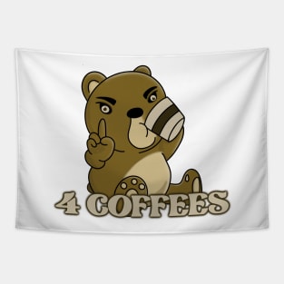 4 Coffees Tapestry