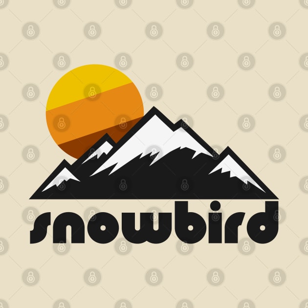 Retro Snowbird ))(( Tourist Souvenir Travel Design by darklordpug