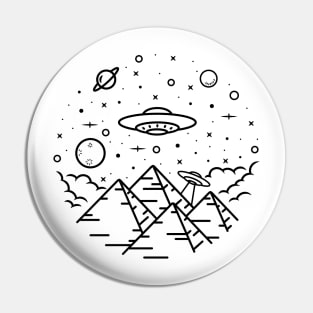 Space Invasion Pin