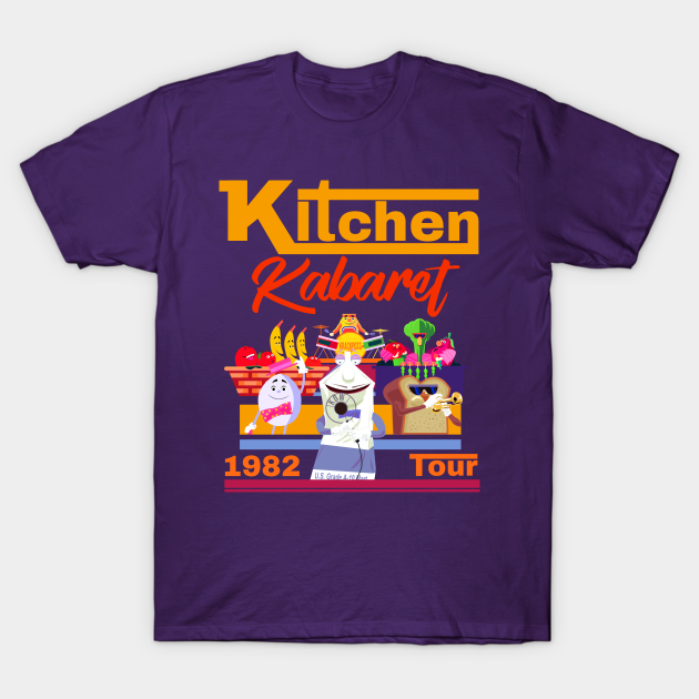 1982 Kitchen Kabaret Tour - Veggie Veggie Fruit Fruit - T-Shirt