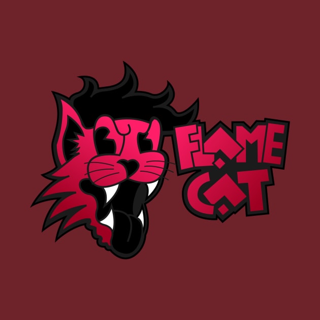 StrayCat FlameCat Red and Black by FlameCat