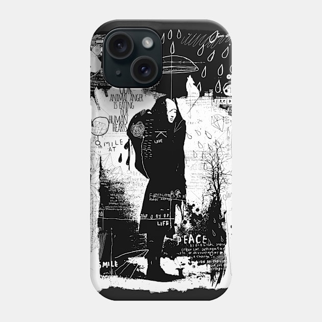 Animal anger Phone Case by Ikographik