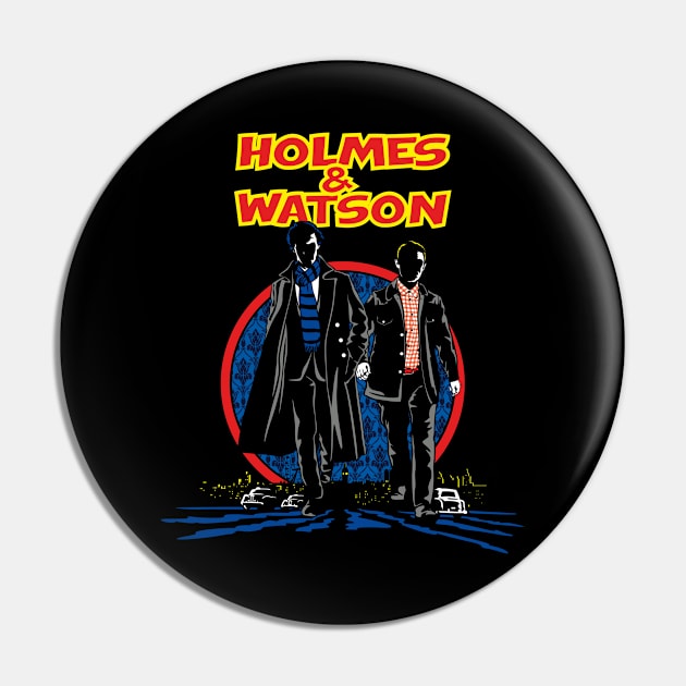 Holmes & Watson Pin by Olipop