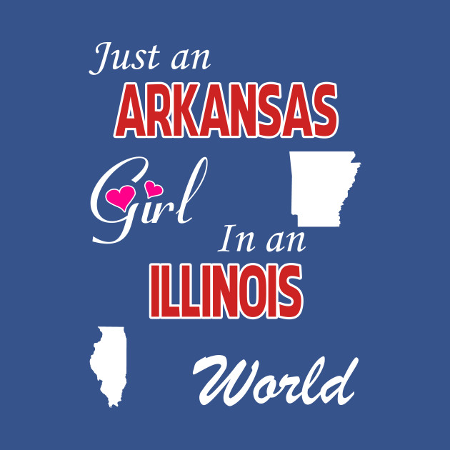 Discover Arkansas - Illinois - Arkansas - T-Shirt