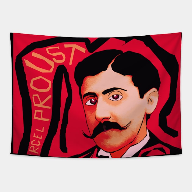 Marcel Proust VII Tapestry by Exile Kings 