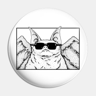 A bat, A cool bat Pin