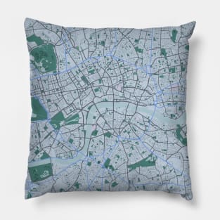 London City Map | Map of London City Pillow