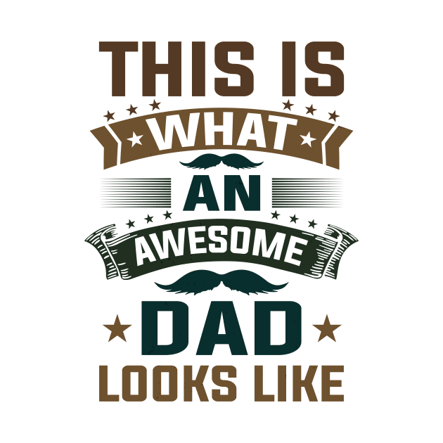 Fantastic Dad Fathers Day Beard Men by Foxxy Merch