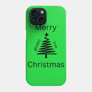 Merry Gluten-Free Christmas Tree Phone Case