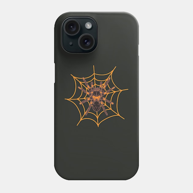 Brown spider Phone Case by Yonfline