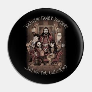 Vampire Family Portrait Pin