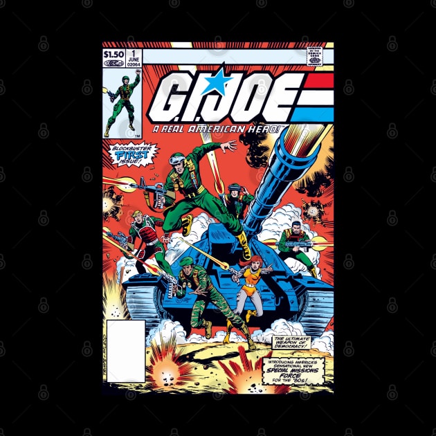 GI Joe retro comic cover by EnglishGent