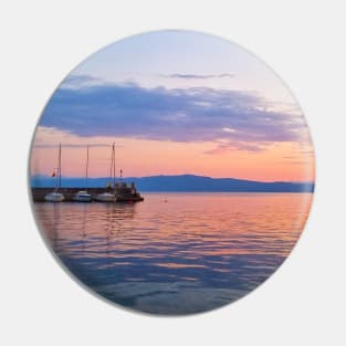 Sunset Sailing Pin