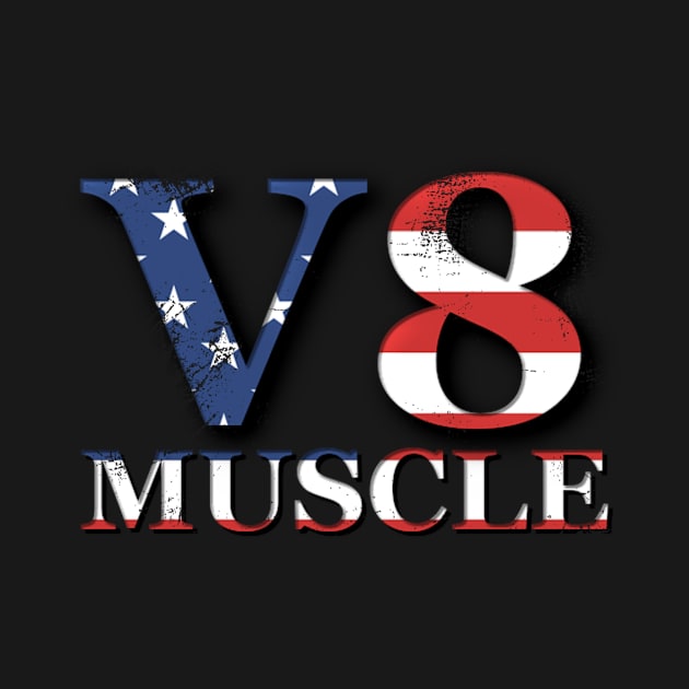 American V8 Muscle by Rossla Designs