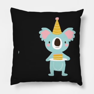 Koala wishing you a happy birthday Pillow