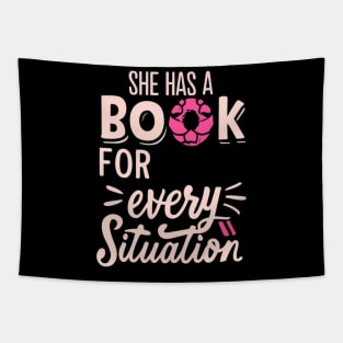 she has a book for every situation Tapestry