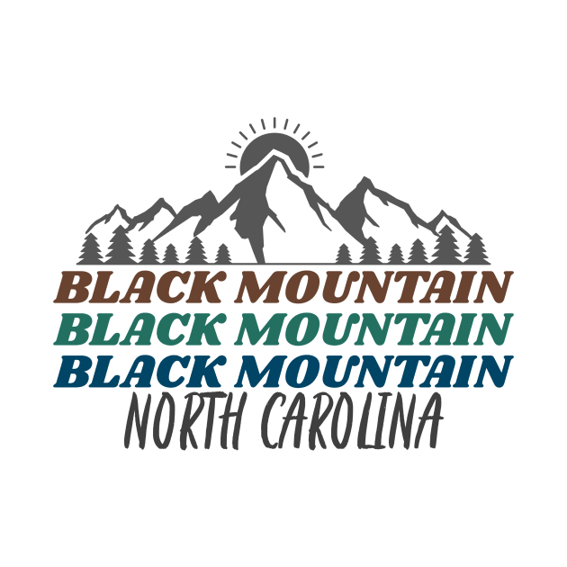 Black Mountain, North Carolina by Mountain Morning Graphics