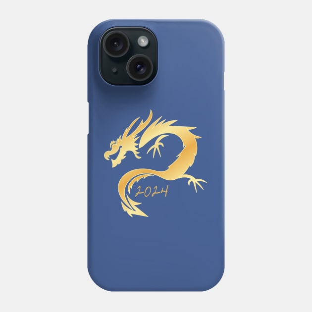 Year of the Dragon 2024 Phone Case by nancy.hajjar@yahoo.com