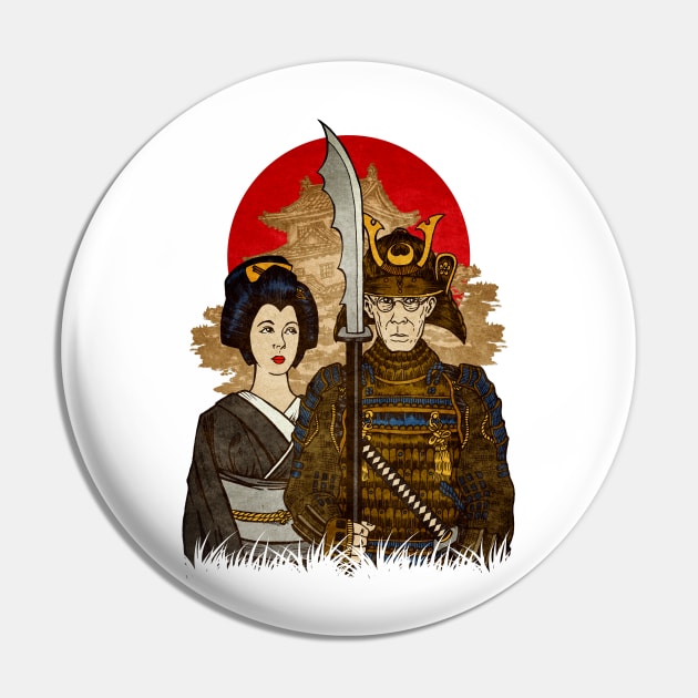 Samurai's Daughter Pin by JoeConde