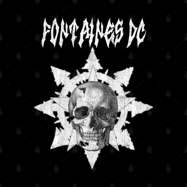 Fontaines DC skull by Scom