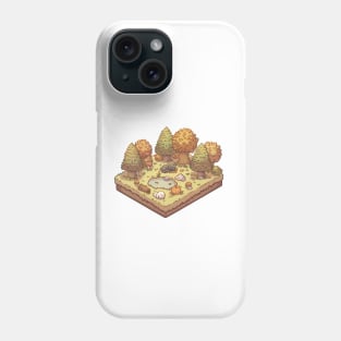 Isometric Fall Illustration Phone Case